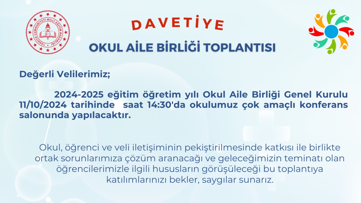 Okul Aile Birliği Toplantısı